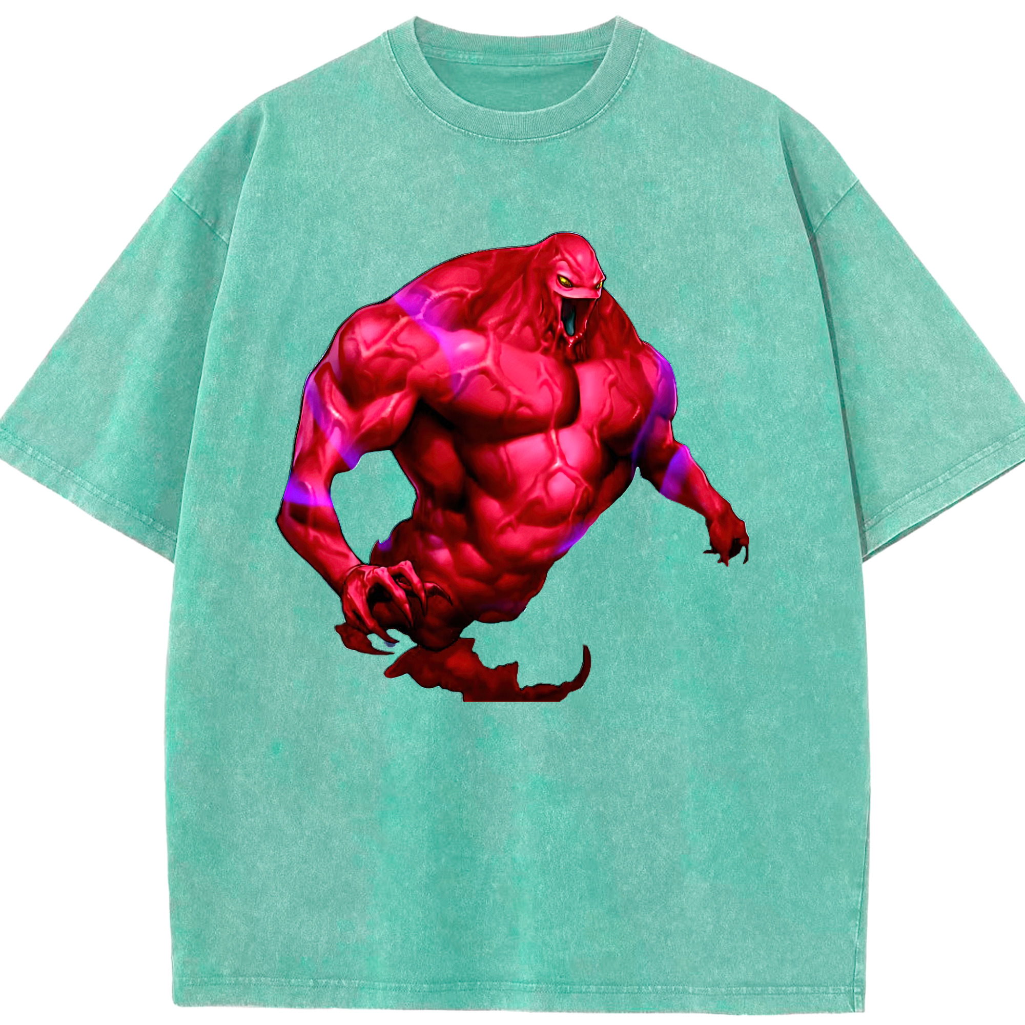（画像用） 遊☆戯☆王 Yu-Gi-Oh! 綿100% ヴィンテージ風 半袖Tシャツ（フロントプリント）